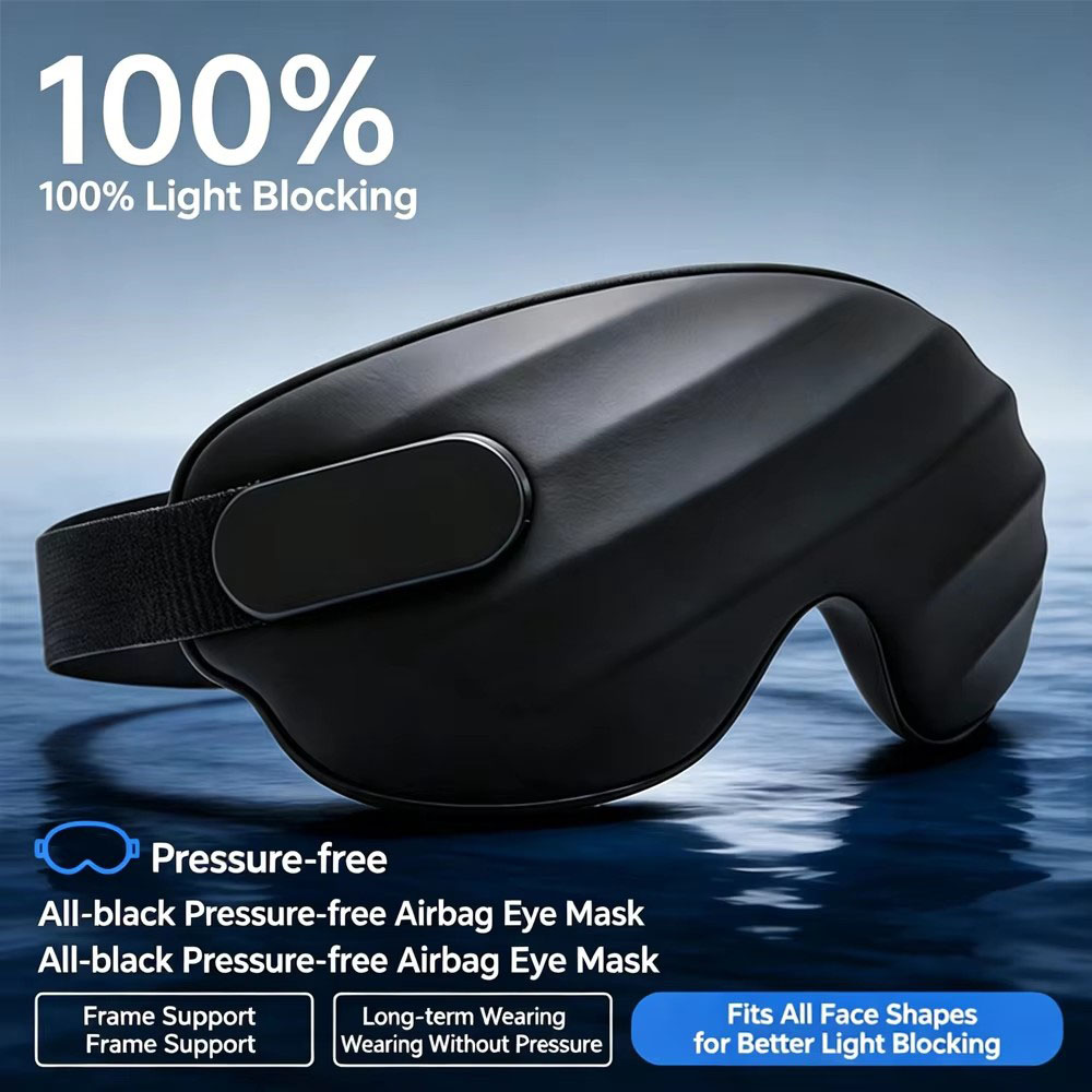 Travel Accessories Eye Mask - 3D Kontürlü Göz Maskesi, İçbükey Kalıplı