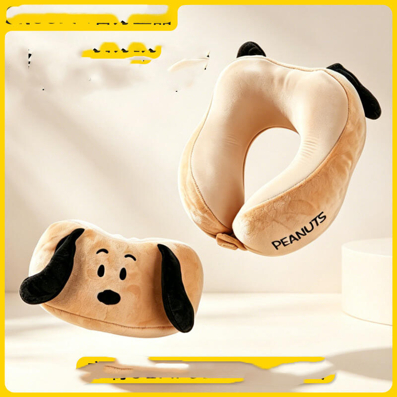 Travel Accessories In Train - Kawaii Snoopy U-Şekilli Boyun Yastık Taşınabilir