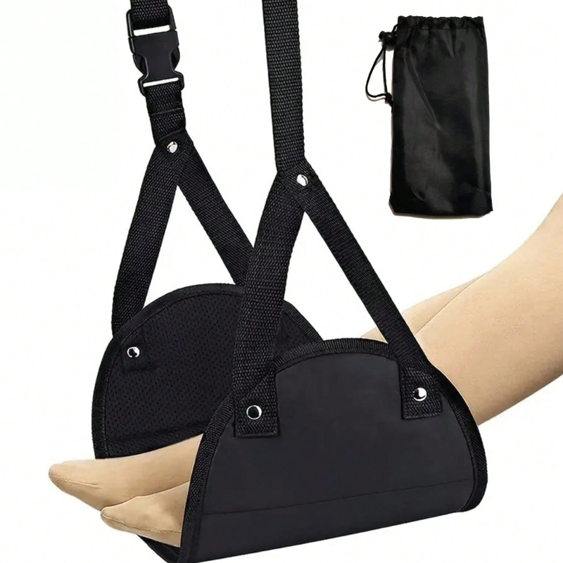 Travel Accessories In Train - Taşınabilir Ayarlanabilir Ayak Dayama Hamağı, Uçak