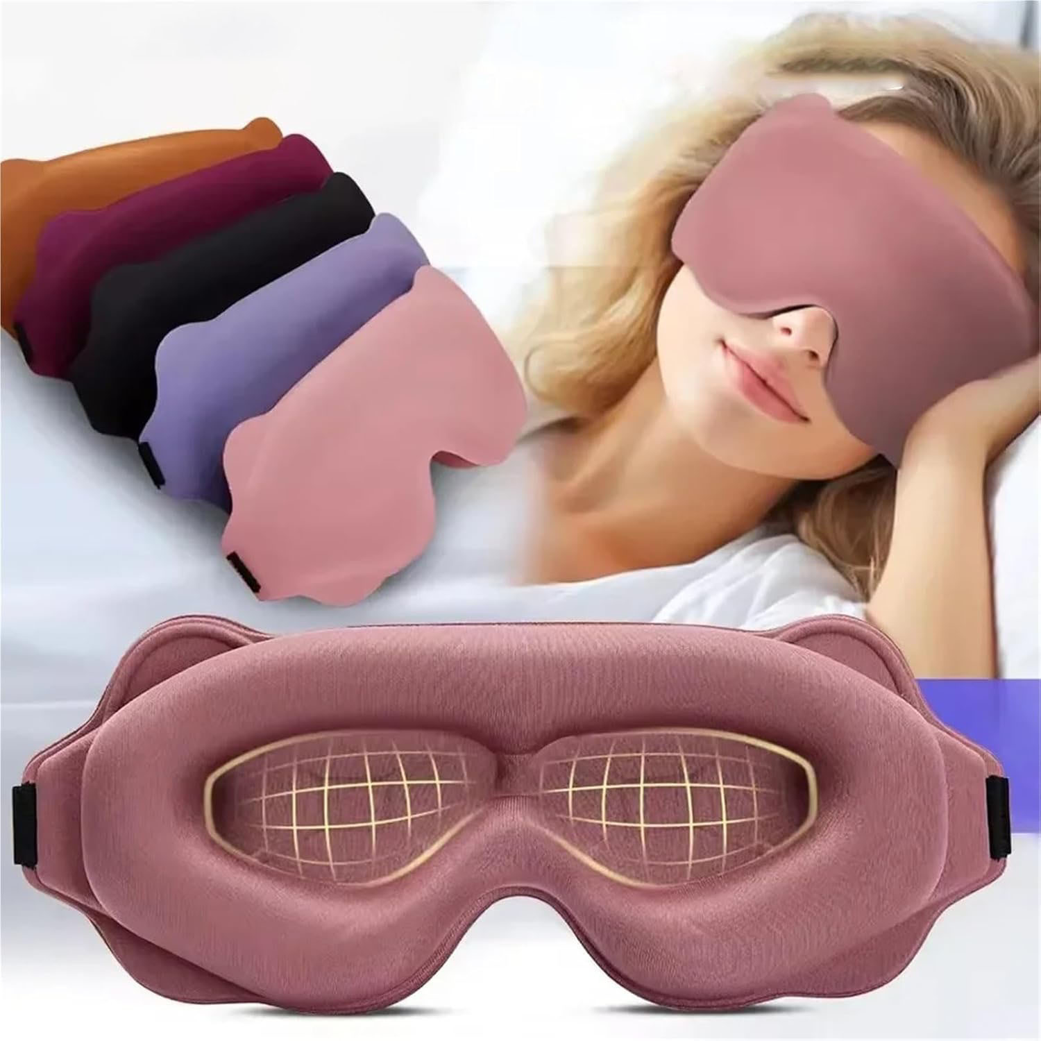 Travel Accessories Eye Mask - 3D Uyku Maskesi Işık Engelleyici Uyku