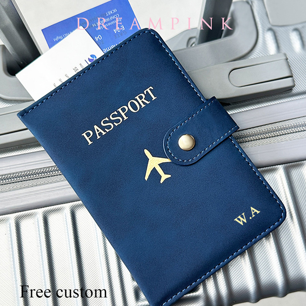Travel Accessories Gifts For Women - Kişiselleştirilmiş İsim Seyahat Pasaport Cüzdanı Lüks