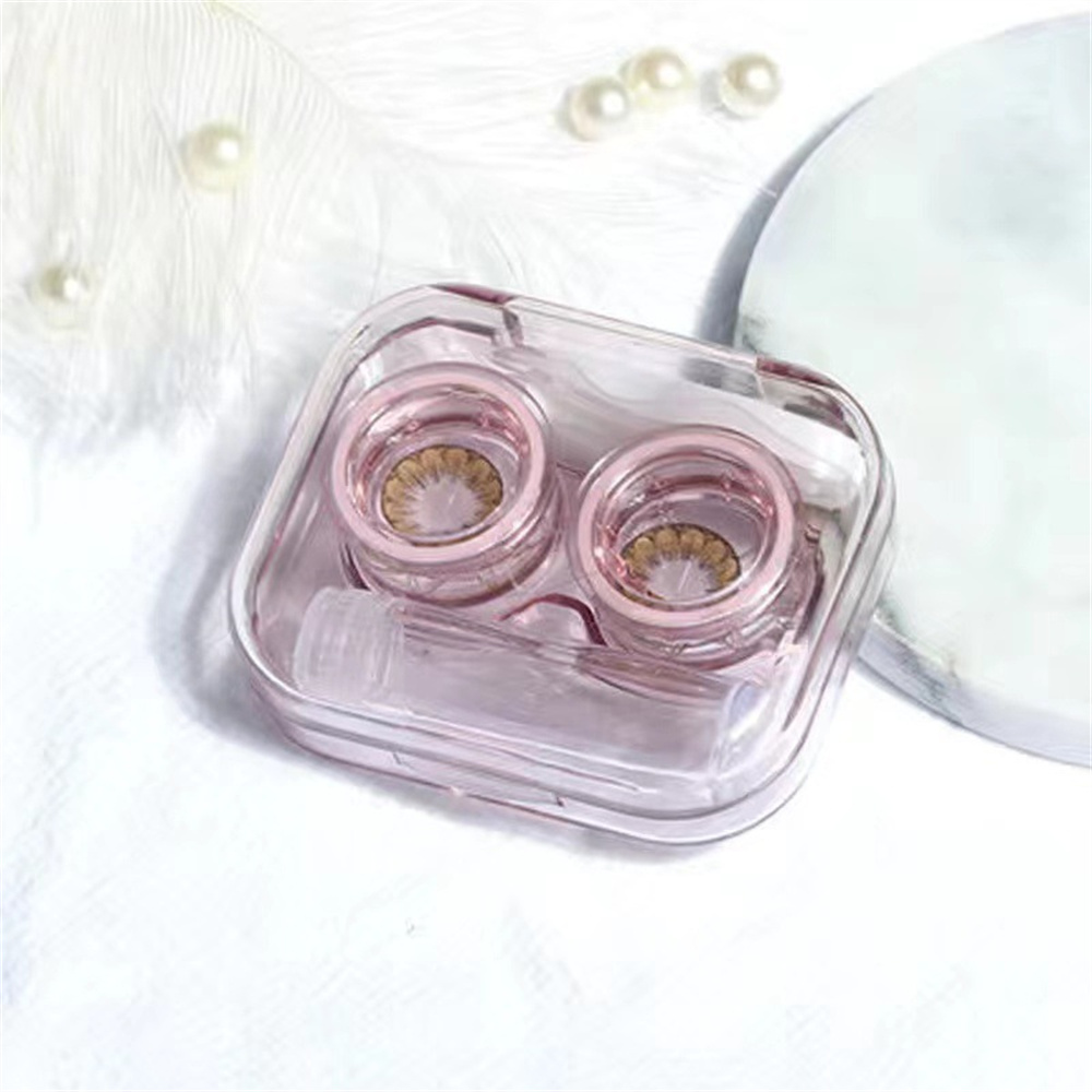 Travel Accessories Kit For Women - KLASSNUM Sevimli Kontakt Lens Kutusu Seyahat