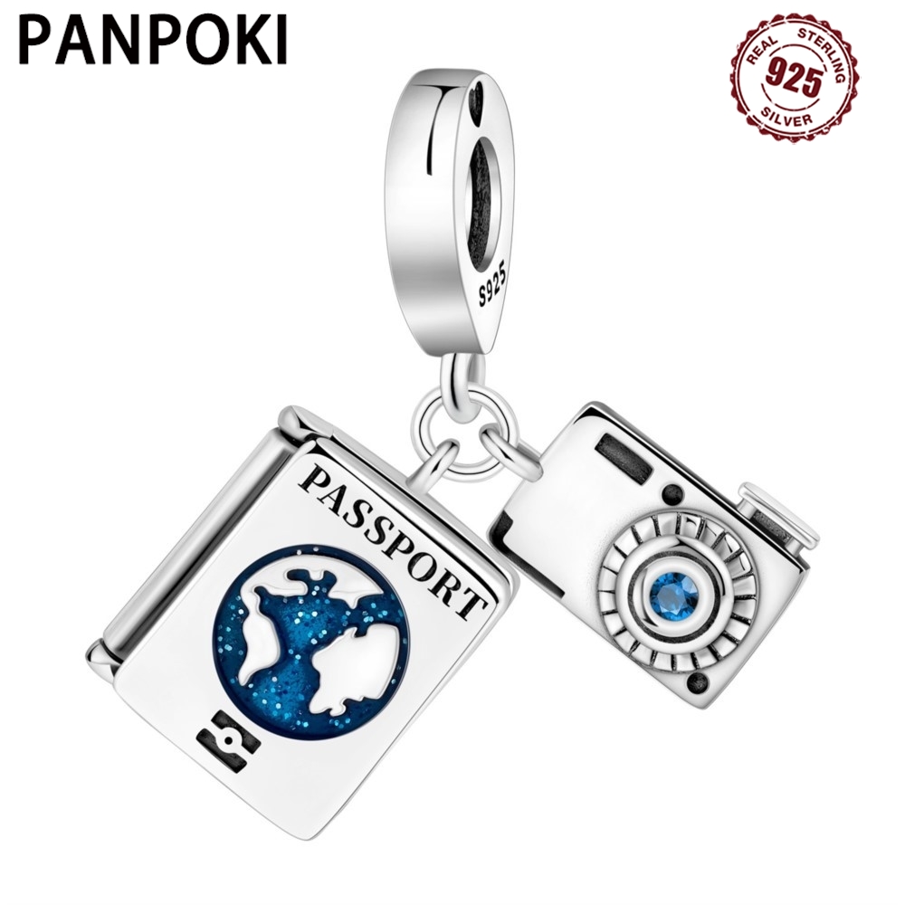 Travel Accessories Gifts For Women - 925 Ayar Gümüş Pasaport Kamera Seyahat