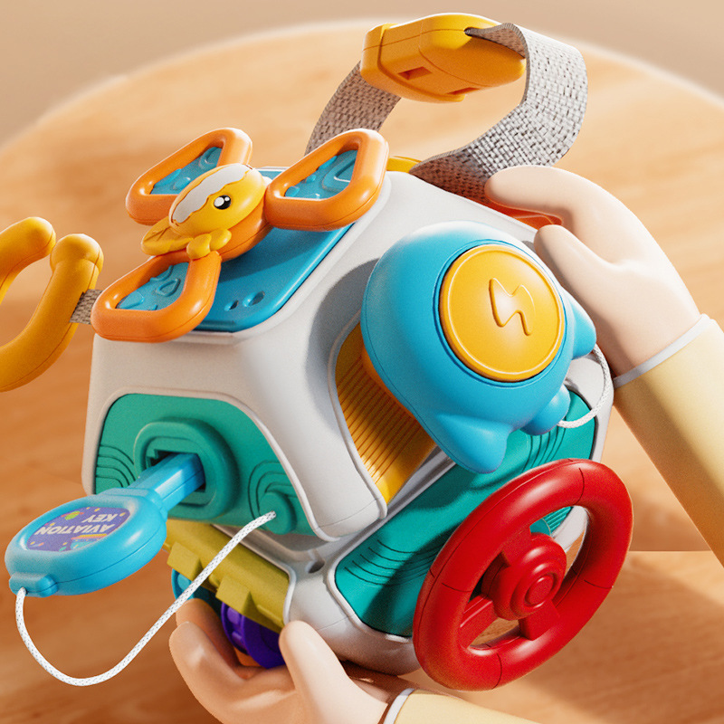 Travel Accessories For Baby - Bebek Meşgul Kurulu Küp Montessori Duyusal