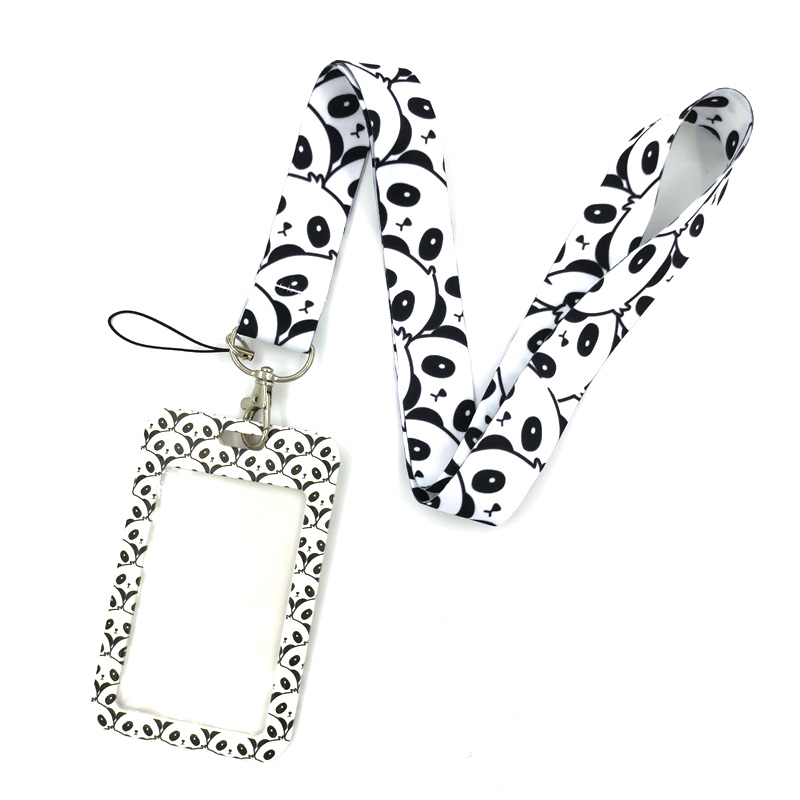 Travel Accessories Gifts For Women - Panda Kordon Kredi Kartı KIMLIK Tutucu