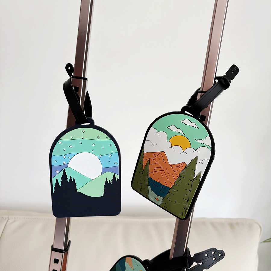 1/3/6 adet peyzaj bagaj etiket - Travel Accessories Personalised incelemesi ve fiyatı