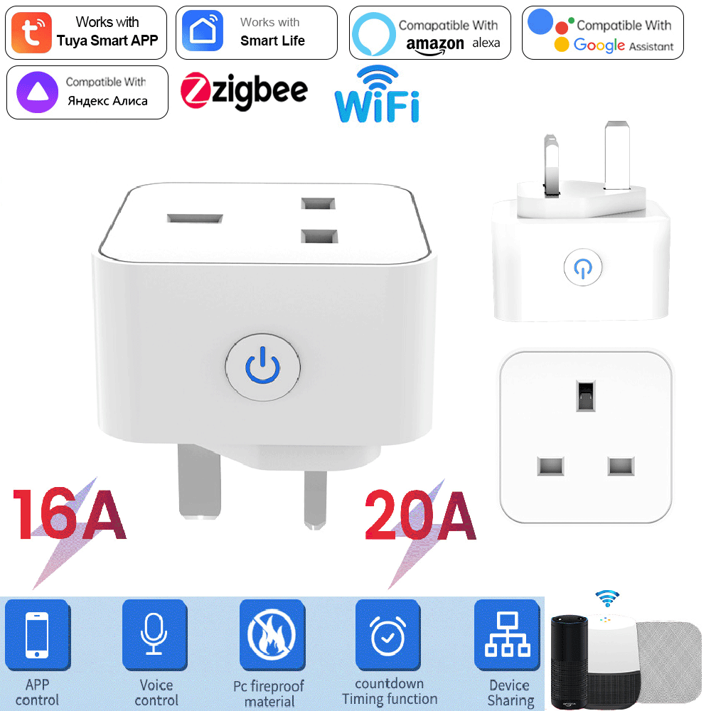 Tuya Akıllı Priz 16A/20A WiFi  - Travel Accessories Uk incelemesi ve fiyatı