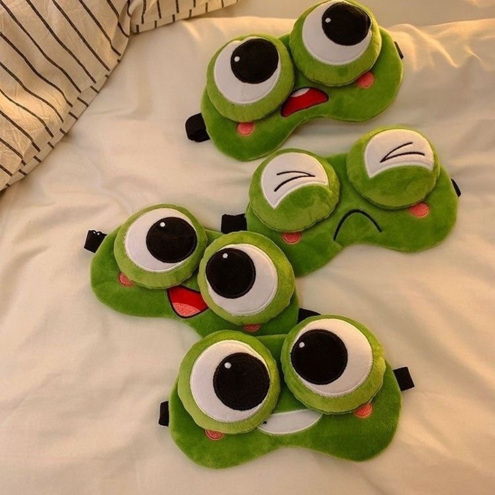 Sevimli Karikatür Kurbağa Uyku - Travel Accessories Eye Mask incelemesi ve fiyatı