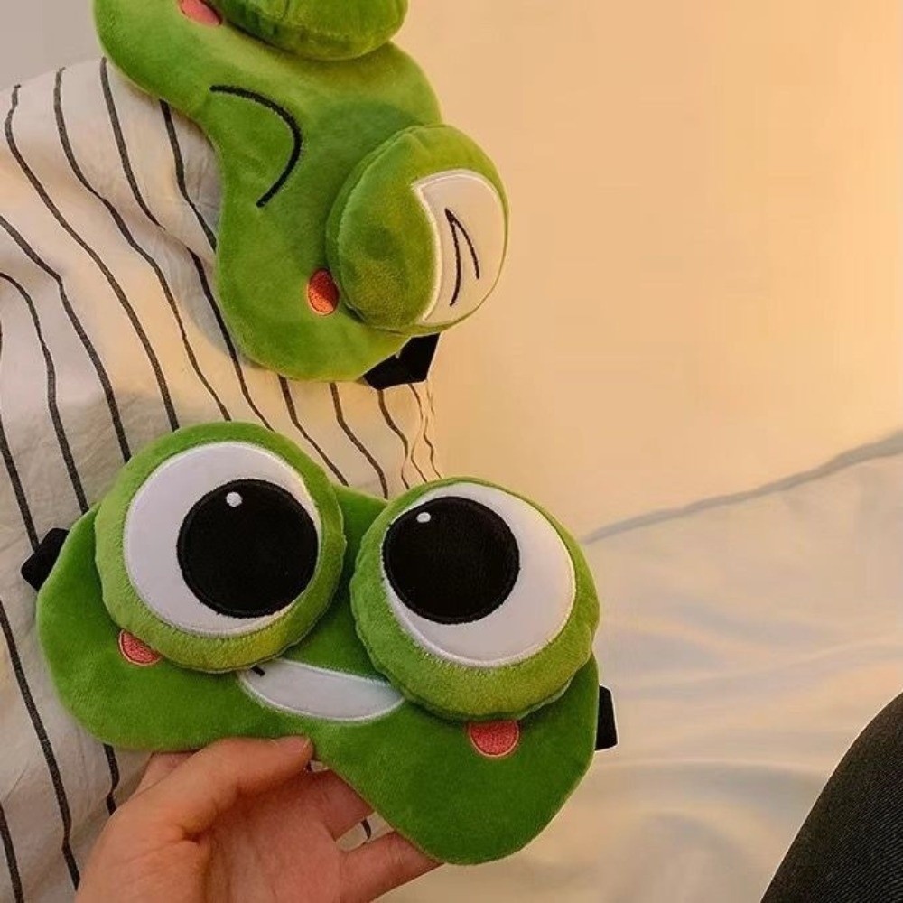 Sevimli Karikatür Kurbağa Uyku - Travel Accessories Eye Mask incelemesi ve fiyatı