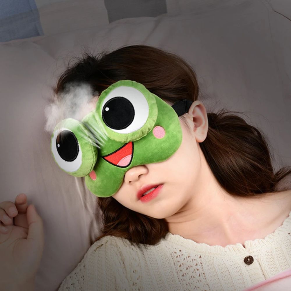 Sevimli Karikatür Kurbağa Uyku - Travel Accessories Eye Mask incelemesi ve fiyatı