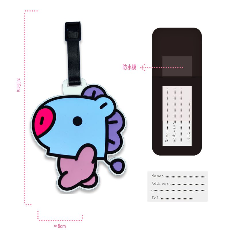 BT21 çizgi film sevimli anahta - Travel Accessories To Gift incelemesi ve fiyatı
