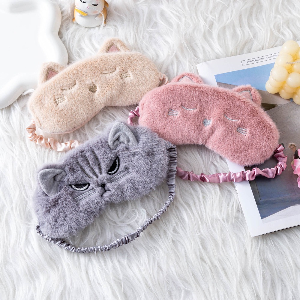 Kadınlar için Sevimli Kedi Pel - Travel Accessories Eye Mask incelemesi ve fiyatı