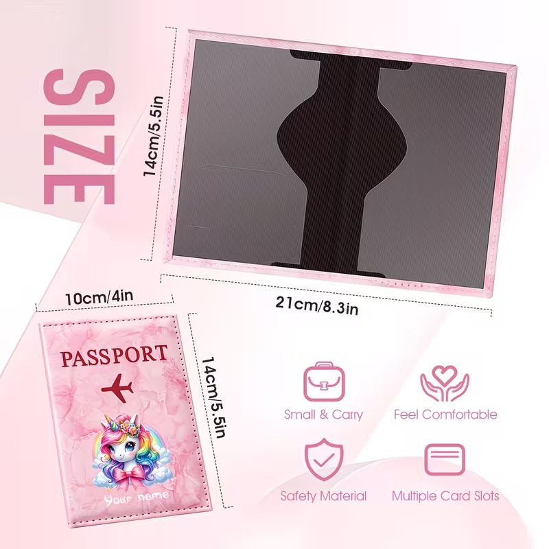 Kişiye Özel İsimli Özel PU Pas - Travel Accessories Personalised incelemesi ve fiyatı