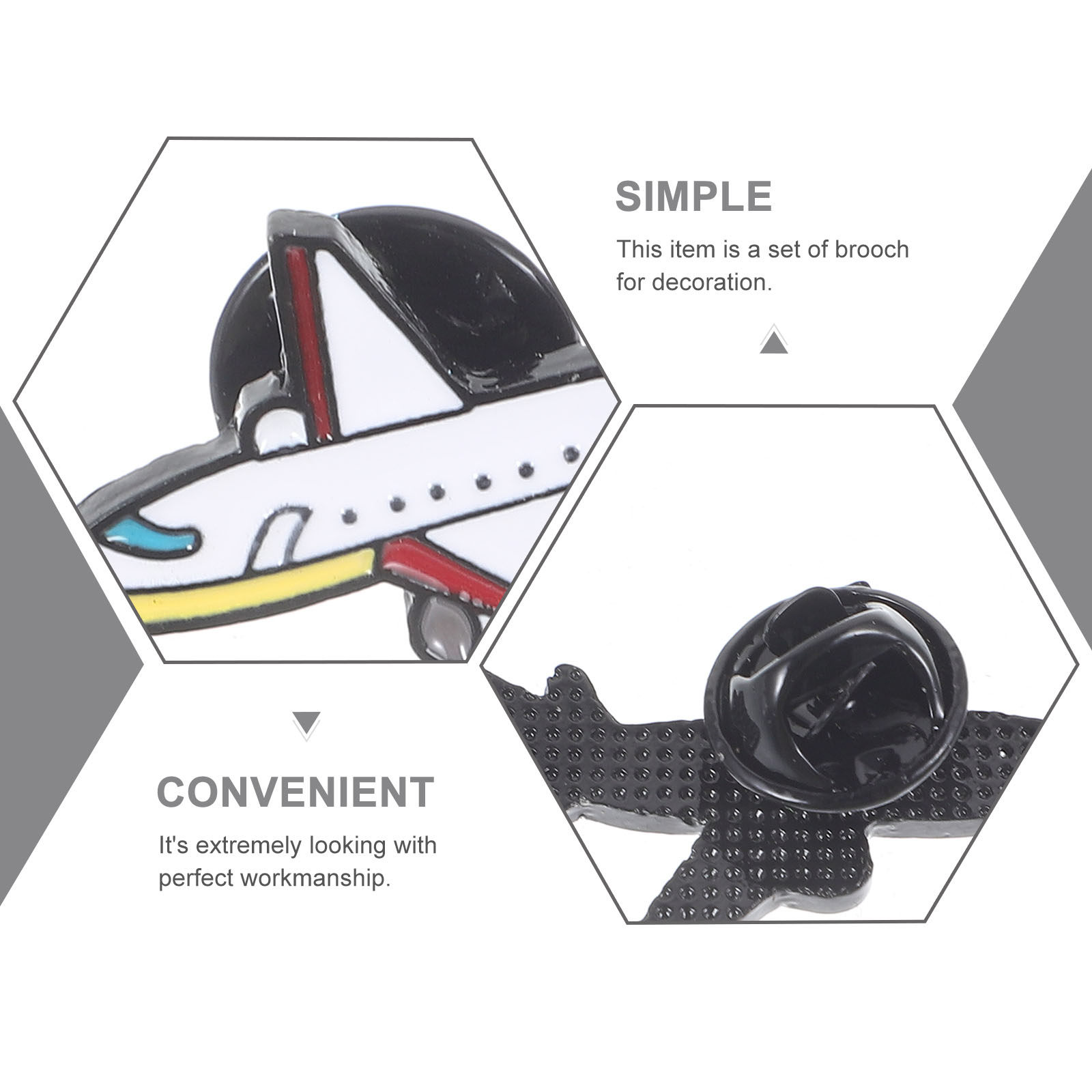 2 Adet Uçak Broş Seti Karikatü - Travel Accessories Gift Ideas incelemesi ve fiyatı