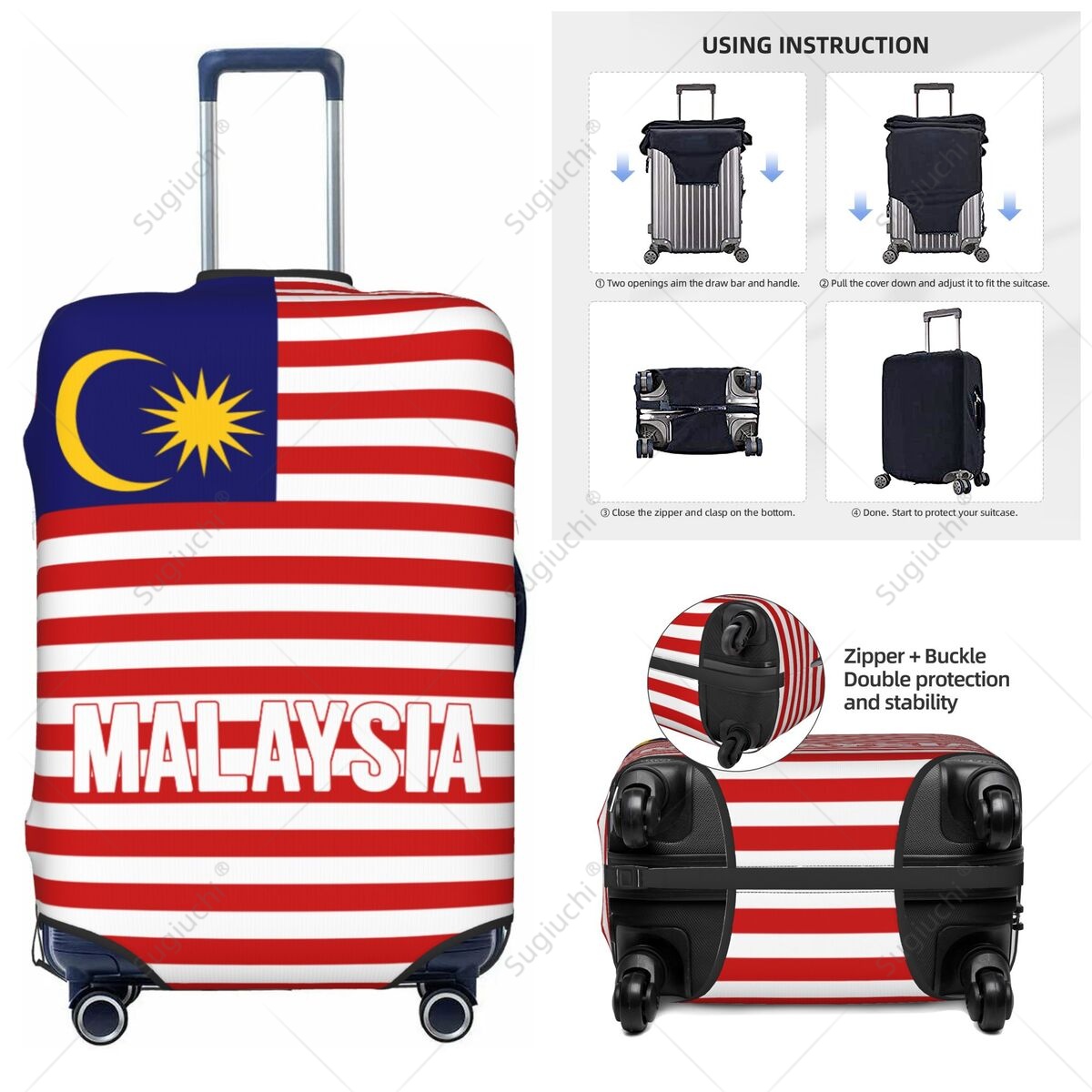 Malezya Bayrağı Bagaj Kapağı B - Travel Accessories Malaysia incelemesi ve fiyatı
